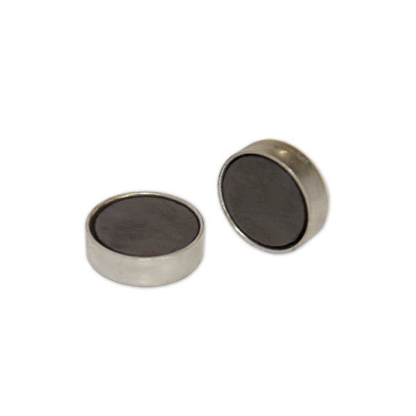 Ferrite Disc Magnet - 15mm x 4mm (Capped)