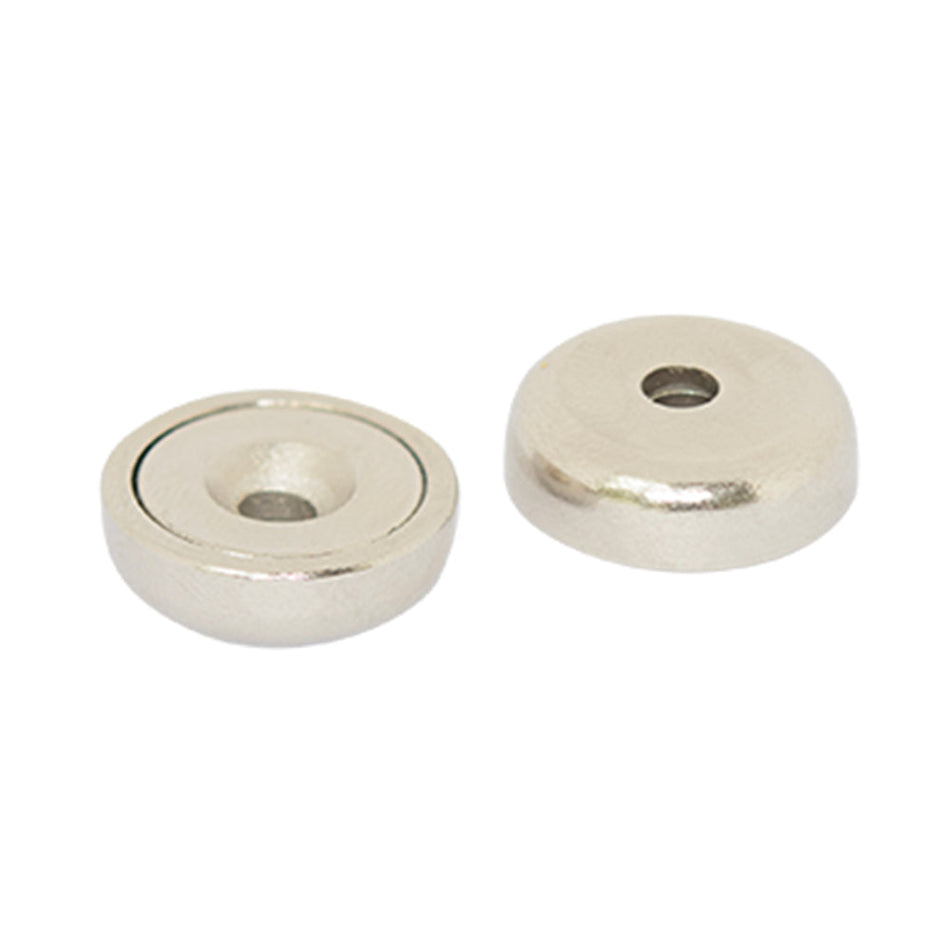 Neodymium Countersunk Pot Magnets - D10mm x 5mm | NORTH SOUTH PAIR