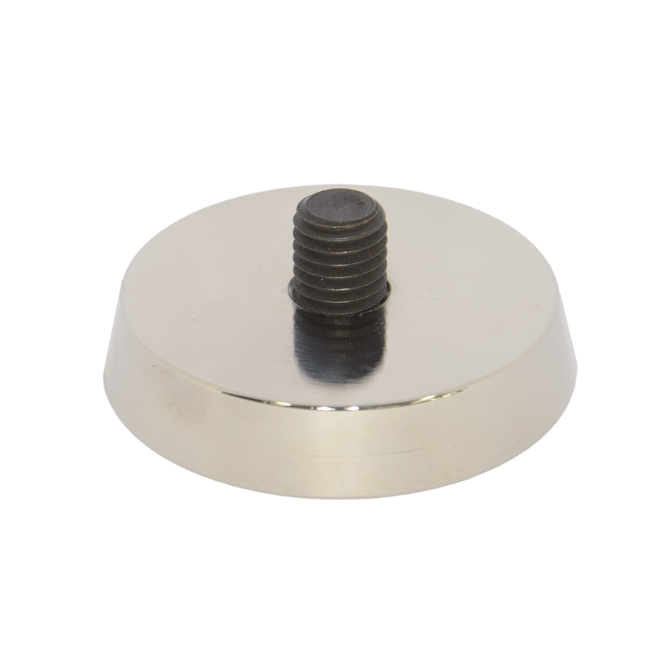 Neodymium Magnetic Fixing Plate – D55mm | M10 Thread x H25mm