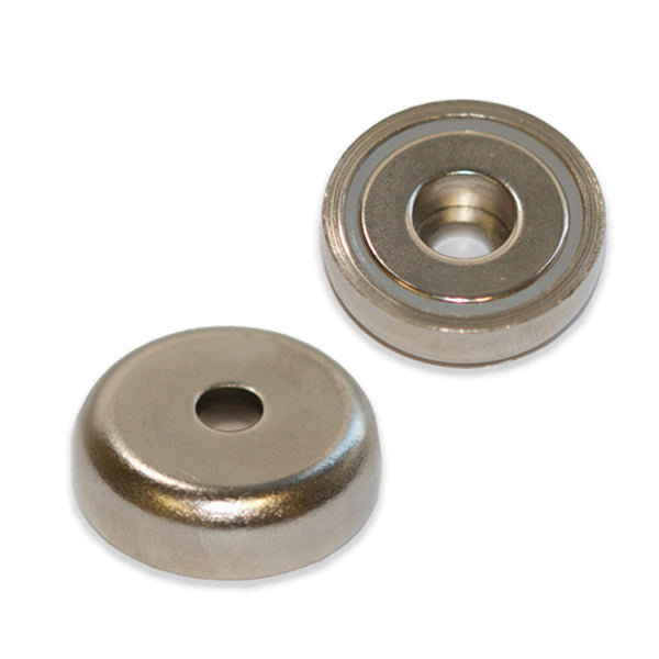 Neodymium Pot - Round Hole 75mm x 18mm
